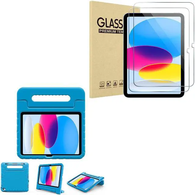 Main image of ProCase Screen Protector Bundle with Kids Case for iPad 10th Gen 2022