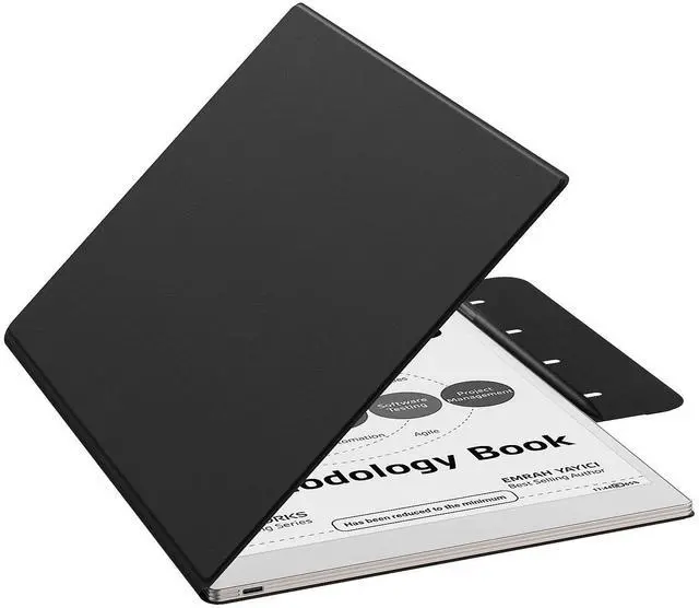 Main image of MoKo Case for Remarkable Paper Pro 2024 11.8", Lightweight Ultra-Thin Magnetic Case with Wide Pen Protective Clasp, Auto Sleep/Wake for Remarkable Pro 11.8", Black
