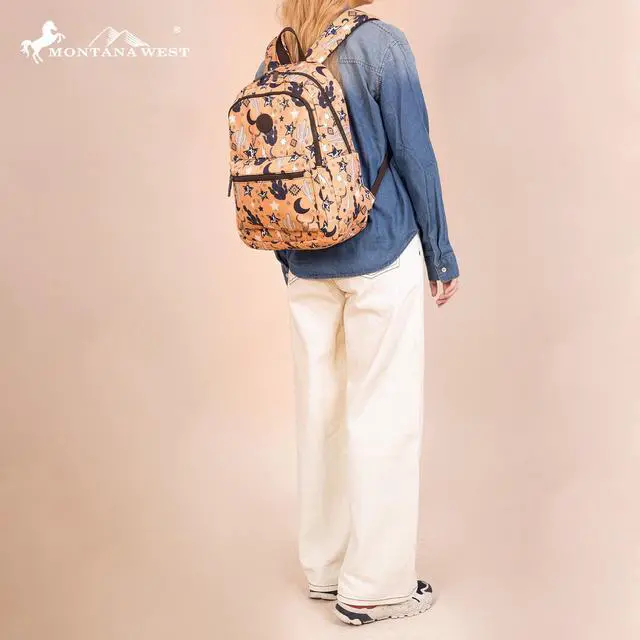 Alt view image 2 of 5 - Montana West Backpack for Women Western Travel Backpack Purse Casual Daypack for Laptop College