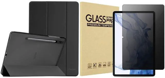 Main image of ProCase for Galaxy Tab S8 / Tab S7 11 inch Case Bundle with Privacy Screen Protector for 11 Inch Galaxy Tab S8 2022 (X700 / X706) / Galaxy Tab S7 2020 (T870 / T875 / T878)