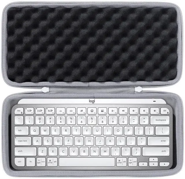 Main image of co2CREA Hard Case Replacement for MX Keys Mini Advanced Wireless Illuminated Keyboard (Case for MX Keys Mini Keyboard, Pale Grey Case)