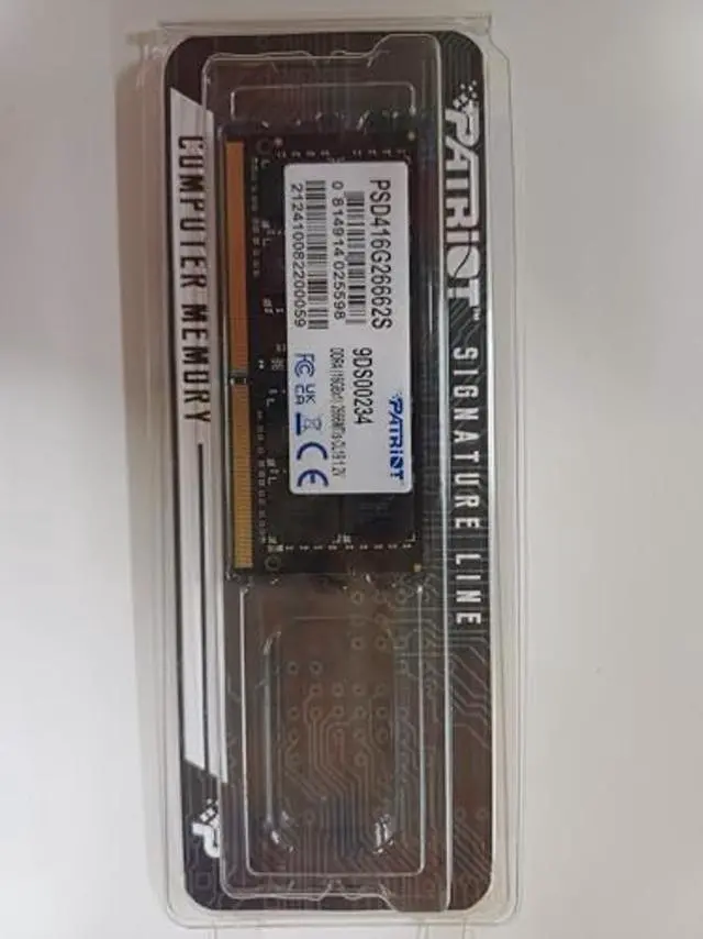 Alt view image 4 of 5 - Patriot Memory Signature Series 16GB 2666MHz CL19 SODIMM Memory Module - PSD416G26662S