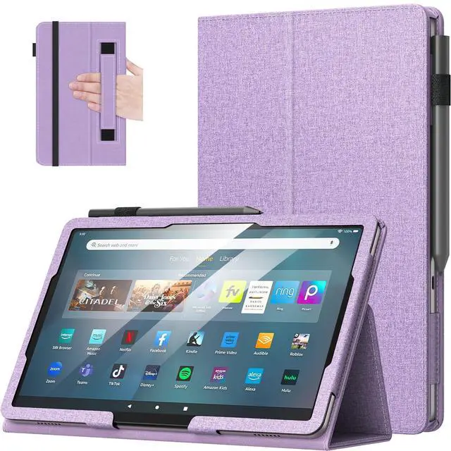 Main image of MoKo Case for  Kindle Fire Max 11 Case (13th Generation, 2023 Release) 11" - Slim Folding Stand Cover Case for Fire 11 Tablet with Auto Wake/Sleep, Taro Purple