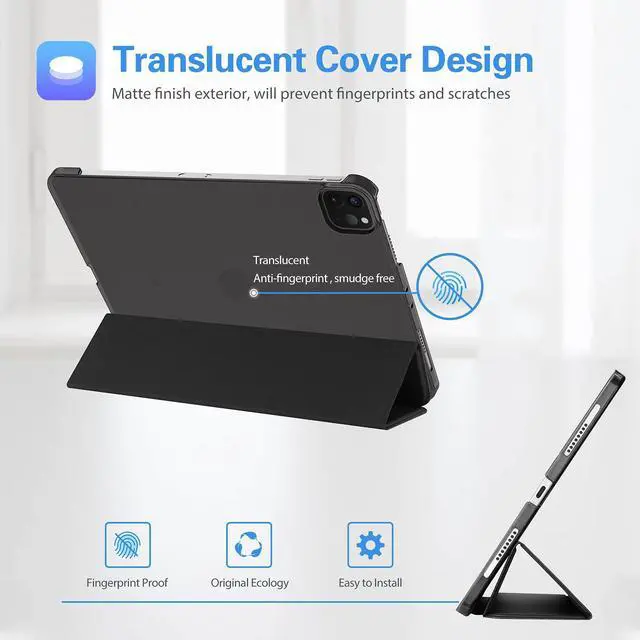 Alt view image 5 of 5 - ProCase Tempered Glass Screen Protector Bundle iPad Pro 11 inch Case
