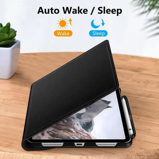 Alt view image 2 of 5 - Fintie 360 Degree Rotating Case for iPad (A16) 11th Generation 11 Inch (2025), iPad 10th Generation 10.9 Inch (2022) + 2 Pack Tempered Glass Screen Protector