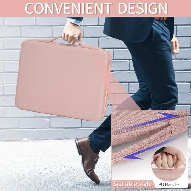 Alt view image 5 of 5 - Hard Laptop Sleeve Case for 16 inch MacBook Pro M3/M2/M1 Pro/Max A2991, A2780, A2485, A2141,15.6 Inch HP Dell Razer Samsung Laptop Chromebook, MacBook Air 15 inch M3/M2 Computer Carrying Case