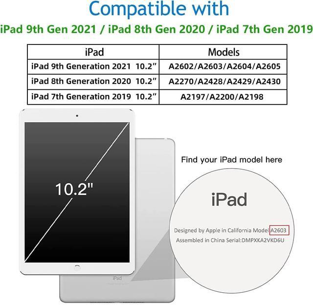 Alt view image 2 of 5 - Dteck iPad 9th/8th/7th Generation Case 10.2" With Pencil Holder, Premium PU Leather Business Folio Stand Smart Cover, Shoulder/Hand Strap, Card Slots, Wallet [Auto Wake/Sleep] - Darkgreen
