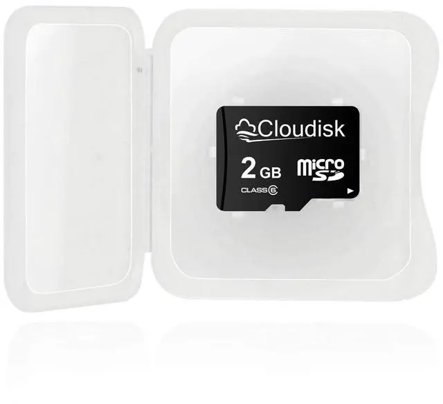 Alt view image 3 of 5 - Cloudisk Pack of 10 Micro SD Card 2GB Flash Memory Card C6 with SD Adapter, Card Reader (2GB)