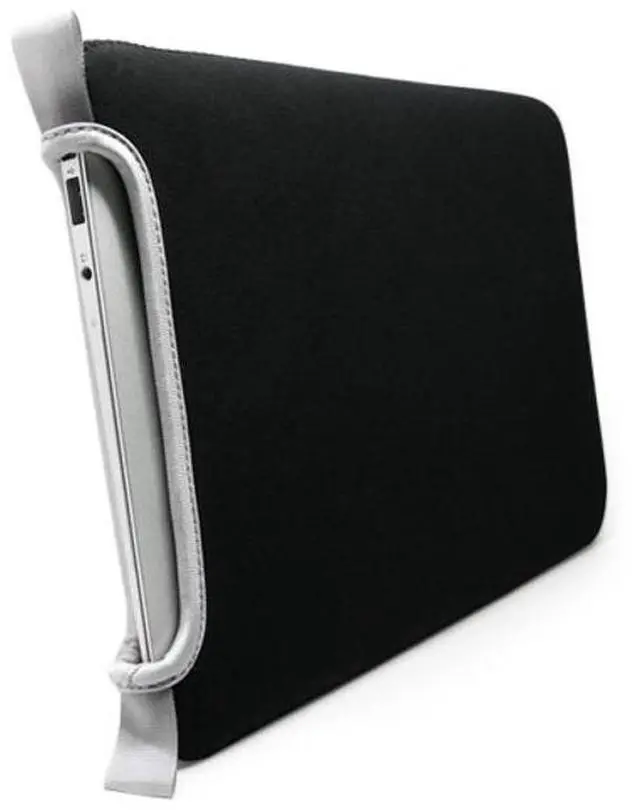 Alt view image 4 of 5 - BoxWave Case Compatible with Panasonic Toughpad FZ-G1 - SlipSuit, Soft Slim Neoprene Pouch Protective Case Cover - Jet Black