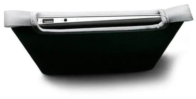 Alt view image 5 of 5 - BoxWave Case Compatible with Panasonic Toughpad FZ-G1 - SlipSuit, Soft Slim Neoprene Pouch Protective Case Cover - Jet Black
