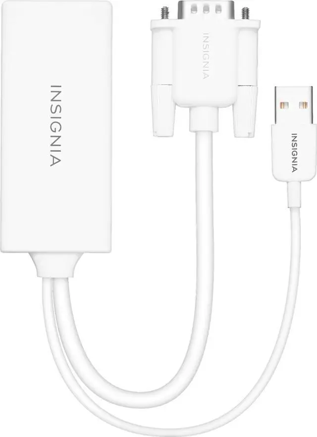 Alt view image 2 of 5 - INSIGNIA VGA to HDMI Adapter - Model: NS-PCAVH
