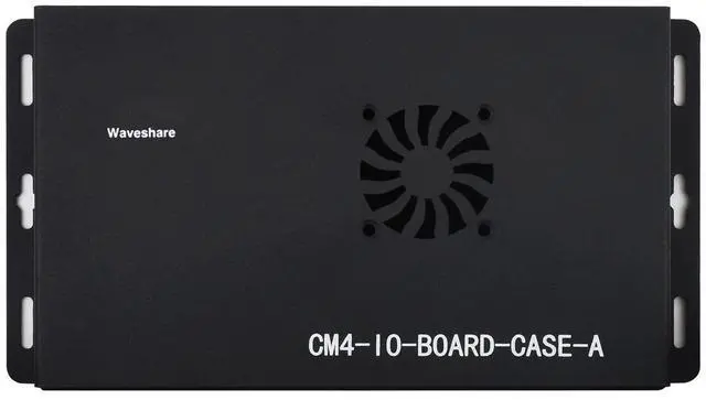Main image of Waveshare Metal Box (A) Designed for Official Raspberry Pi Compute Module 4 IO Board Comes with Cooling Fan Mini Computer Chassis Robust and Dust-Proof Nice Looking
