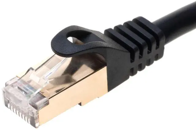 Alt view image 4 of 5 - Cables Direct Online 75FT S/FTP Cat7 Copper Network Ethernet Patch Cable, Internet Wire, Compatible with PC, Laptop, Modem, Router, TVs, Printer Cord, Consoles for Home and Office (75ft, Black)