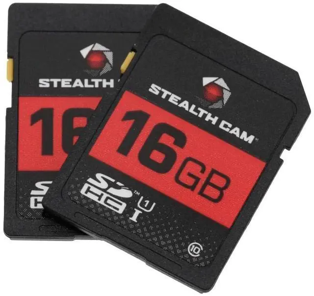 Alt view image 2 of 3 - STEALTH CAM SD Card - High-Speed Data Transferring Storage Game Trail Hunting Scouting Photo Video Recording Cameras, 16GB SD Card (2 Pack)