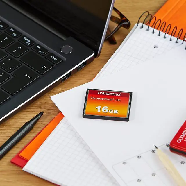 Alt view image 2 of 5 - Transcend 16GB CompactFlash Memory Card 133X (TS16GCF133)