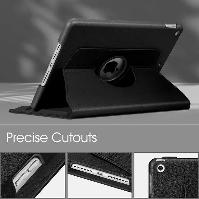 Alt view image 5 of 5 - Fintie Rotating Case for iPad 9th / 8th / 7th Generation (2021/2020 / 2019) 10.2 inch Bundle with Fintie Soft Neoprene Zipper Carrying Case for Apple Pencil (1st and 2nd Generation)