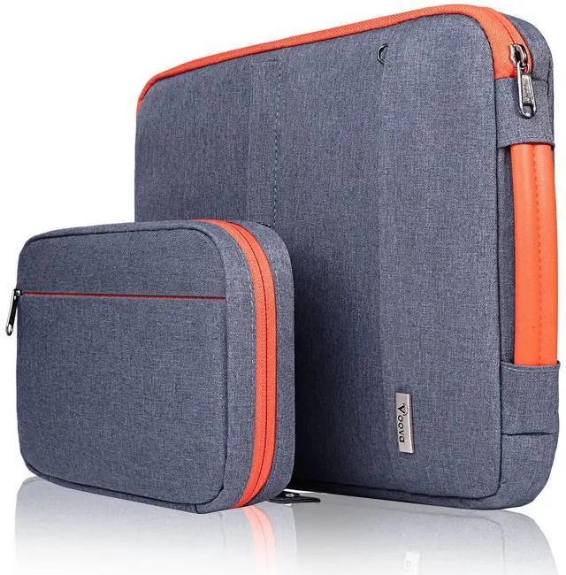 Main image of Voova Laptop Sleeve Case 13 14 Inch Compatible with MacBook Air 13 M2/M3/M4, MacBook Pro 13/14,13.5Surface Laptop 4/5,Chromebook 14,2 in 1 Waterproof Computer Bag with Detachable Accessory Pouch