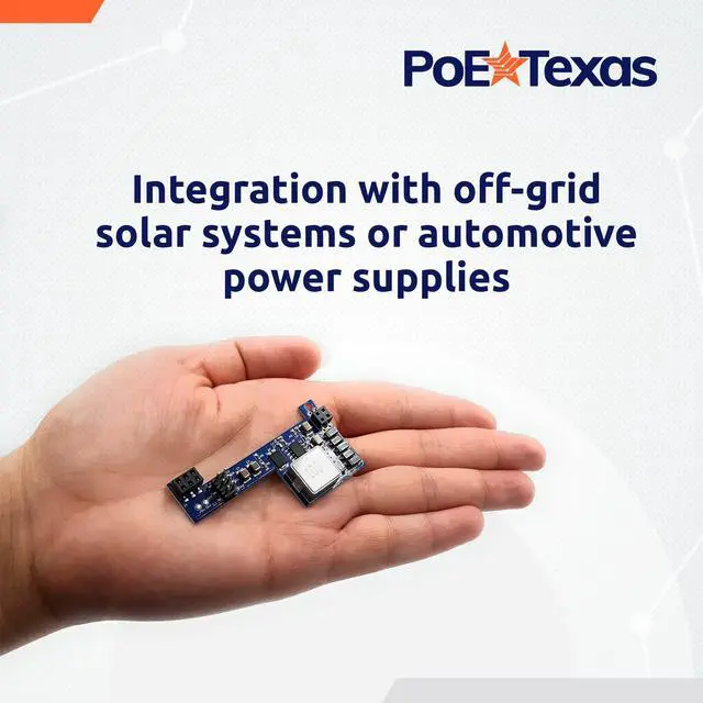 Alt view image 4 of 5 - PoE Texas Raspberry Pi PoE Hat - Power Over Ethernet PiHat Fits Raspberry Pi 3 B+ and Pi 4 - Slim, Sleek, Compact, Heat Sink, Fanless - Works with 15 to 56 Volt Passive Network Switch or Injector