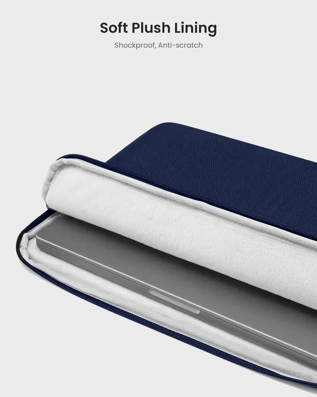 Alt view image 4 of 5 - tomtoc Slim Laptop Sleeve for 14-inch MacBook Pro M4/M3/M2/M1 Pro/Max 2024-2021, Water-Resistant Protective Case for 13.8 Inch Surface Laptop AI PC, Accessory Bag