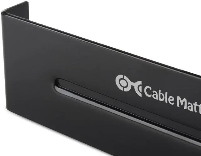 Alt view image 4 of 5 - Cable Matters 1U Hinged 19" Wall Mount Panel Bracket, 22 Lbs Max Load, 1U Rack, 19 Inch Rack, 19-Inch Wall Mount Bracket/WallMount Patch Panel