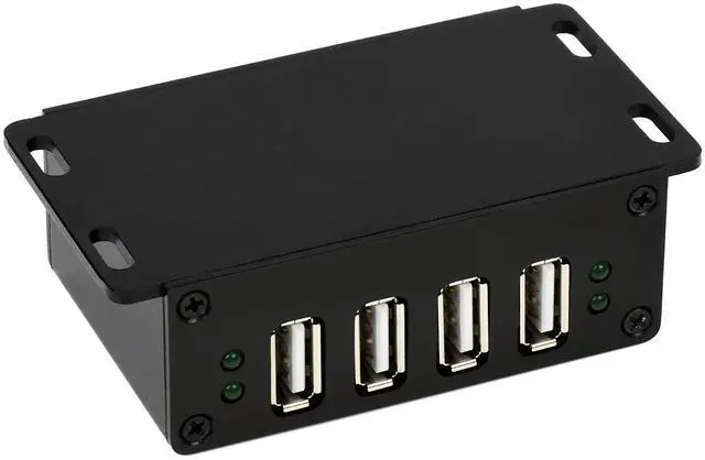 Alt view image 4 of 5 - Waveshare Industrial Grade USB HUB Extending 4X USB 2.0 Ports Suitable for Industrial/Office Environments with Higher Level Device Requirements