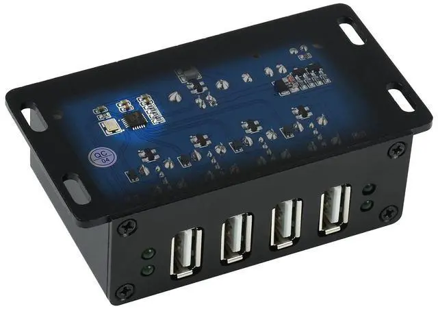 Alt view image 5 of 5 - Waveshare Industrial Grade USB HUB Extending 4X USB 2.0 Ports Suitable for Industrial/Office Environments with Higher Level Device Requirements