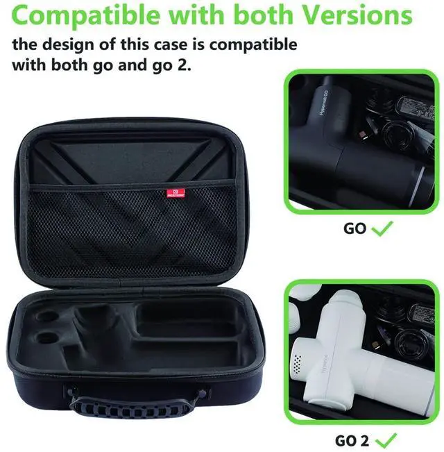 Alt view image 2 of 5 - Lingtoolator ervolt GO 2/Hypervolt GO, Perfect Storage Case for Hypervolt GO 2/Hypervolt GO Massage Device and Accessories