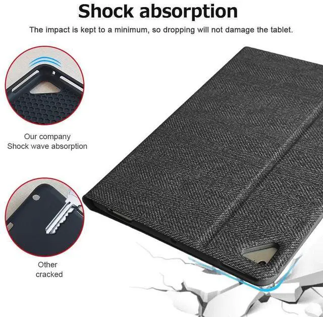 Alt view image 5 of 5 - aMZCaSE for iPad Pro 9.7 Inch Case with Keyboard for iPad 6th Generation(2018),for iPad 5th Generation(2017),for iPad Air 2/Air 1 Case with Keyboard,Wireless Detachable Bluetooth Keyboard,Black