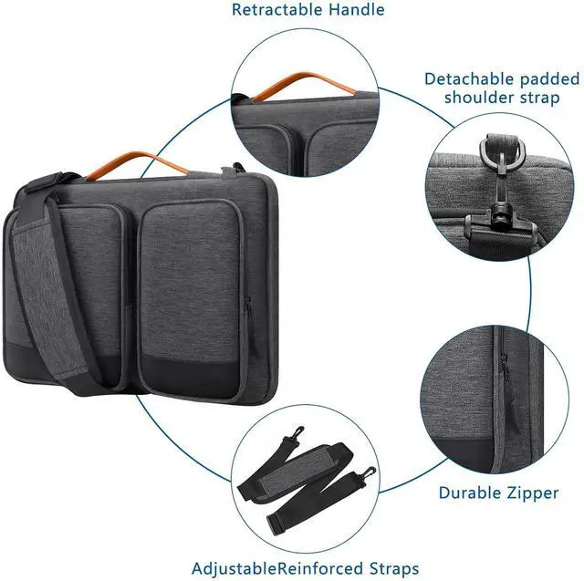 Alt view image 4 of 5 - Alfheim 15.6-16 inch Laptop Case Sleeve Waterproof Shock-Resistant Lightweight 360deg Protective Notebook Compatible with MacBook 16'' M3 M2 M1 Pro/Max
