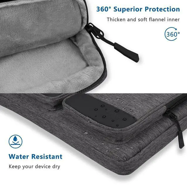 Alt view image 3 of 5 - Alfheim 15.6-16 inch Laptop Case Sleeve Waterproof Shock-Resistant Lightweight 360deg Protective Notebook Compatible with MacBook 16'' M3 M2 M1 Pro/Max