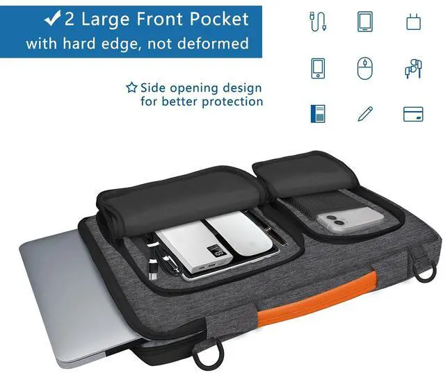 Alt view image 5 of 5 - Alfheim 15.6-16 inch Laptop Case Sleeve Waterproof Shock-Resistant Lightweight 360deg Protective Notebook Compatible with MacBook 16'' M3 M2 M1 Pro/Max