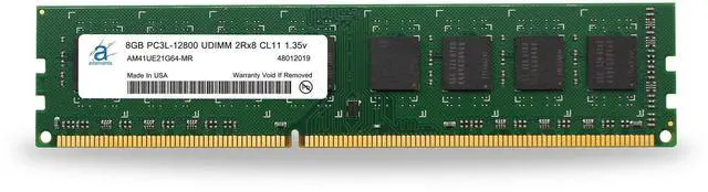 Main image of Adamanta 8GB (1x8GB) DDR3/DDR3L 1600MHz PC3L-12800 Unbuffered Non-ECC UDIMM 2Rx8 1.35v CL11 Desktop Memory Upgrade DRAM RAM