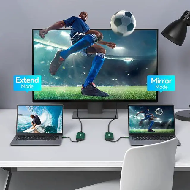 Alt view image 5 of 5 - Acodot 9 in 1 USB C Hub - 4K@60Hz HDMI Adapter, 3 USB 3.0 Ports, SD/TF Card Reader, 100W PD, Multiport Adapter for MacBook Pro, Air, HP, XPS, Green