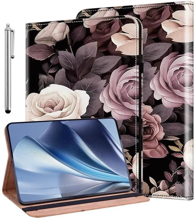 Main image of ALILANG Case for Kindle Fire HD 10 & 10 Plus Tablet (13th/11th Generation, 2023/2021 Release) 10.1", Shockproof Folding Stand Cover for Amazon Fire Hd 10 Tablet Case-Rose