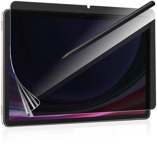 Main image of Anbzsign [2 Pack for Samsung Galaxy Tab S10 Plus/Tab S9 Plus/Tab S9 FE+ (2023) / Tab S8 Plus / S7 Plus/ S7 FE 5G Privacy Screen Protector, Anti-Spy 9H Hardness Flexble Screen Protector.