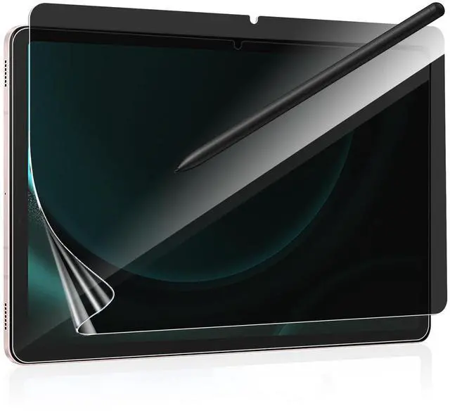 Main image of Anbzsign [2 Pack for Samsung Galaxy Tab S9 FE (10.9-inch) Privacy Screen Protector, Anti-Spy 9H Hardness Flexble Screen Protector Case Friendly