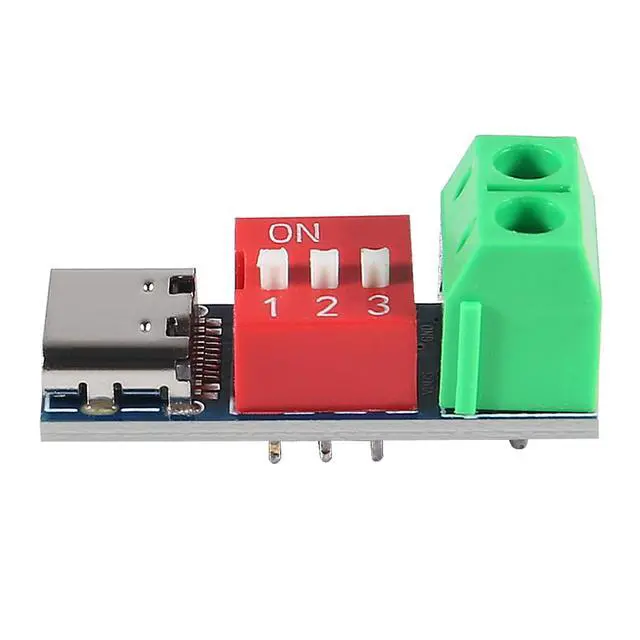 Alt view image 5 of 5 - AITRIP 10PCS USB-C PD Trigger Board Module PD/QC Decoy Board Fast Charge USB Type-c to 5V9V12V20V High Speed Charger Power Delivery Boost Module with Screw Terminal