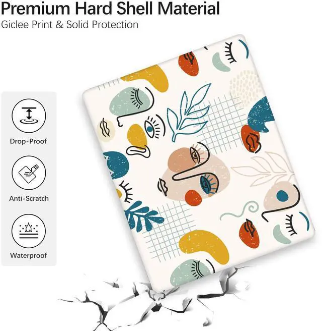 Alt view image 4 of 5 - Berkin Arts for MacBook Pro 16 Inch Cover A3403 A3186 A2991 A2780 A2485 (2024-2021) with M4/M3/M2/M1 Pro/Max Chip with Keyboard Cover & Screen Protector Naive Art Trendy Face Illustrated