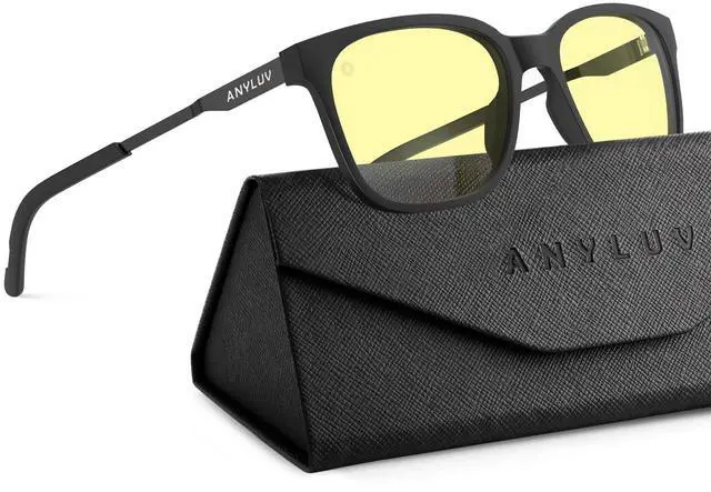 Main image of ANYLUV Blue Light Glasses for Men, Computer Gaming Glasses men, Stylish Anti Eyestrain Blue Light Blocking Glasses Men
