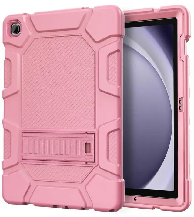 Main image of Azzsy Case for Samsung Galaxy Tab A9+/A9 Plus 11 2024 Model (SM-X210/X216/X218), Heavy Duty Shockproof Rugged High Impact Protective Case, Rose Gold