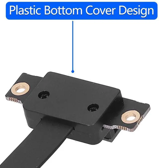 Alt view image 5 of 5 - PCI Express Adapter Cable, PCIe to 36Pin 1X Extender with Gold-Plated Header & LED Indicator, 8Gbps Extension Cable, Dual 90deg & 15cm