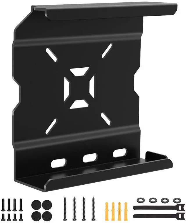 Main image of Mount for Alienware Alpha R2 VESA Wall and Under Desk Mount for Alienware Alpha R2 Mini PC Mounting Bracket for Alienware Alpha R2 Gaming PC Metal Mini PC Mount for Alienware Alpha with Screws