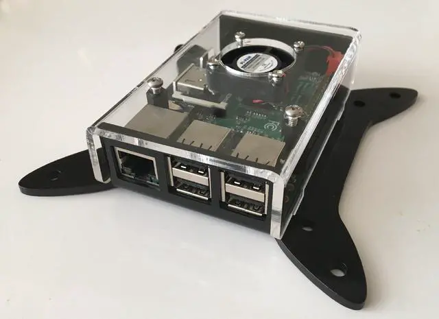 Main image of VESA Mount Case for Raspberry Pi 3, 2 & B+ with Fan