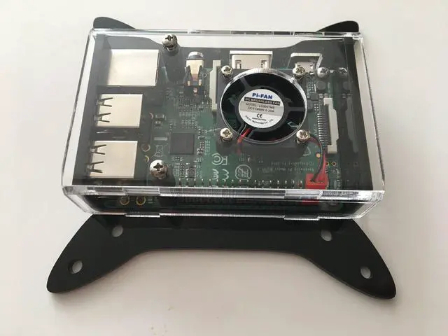 Alt view image 2 of 3 - VESA Mount Case for Raspberry Pi 3, 2 & B+ with Fan