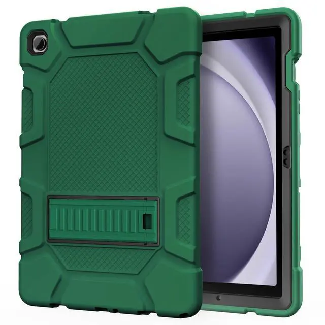 Main image of Azzsy Case for Samsung Galaxy Tab A9+/A9 Plus 11 2024 Model (SM-X210/X216/X218), Heavy Duty Shockproof Rugged High Impact Protective Case, Alpine Green