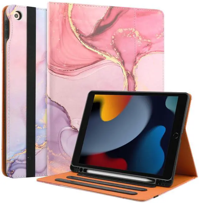 Main image of for iPad 6th/ 5th Generation Cases, iPad Air 2/ Air Case, for iPad 9.7 Inch Case 2018/2017 with Pencil Holder, Auto Sleep/Wake, Multiple Viewing Angles - A1893 / A1954 / A1822 / A1823,Pink Cloud