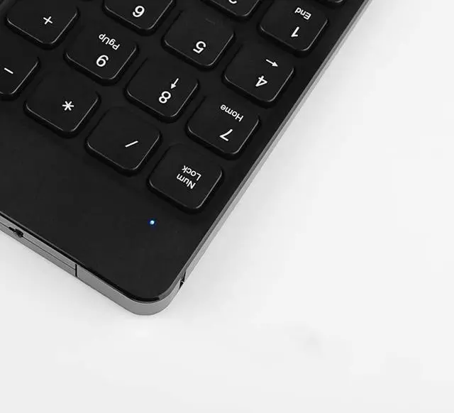 Alt view image 5 of 5 - CHAYA Wireless Numeric Keypad-Mini 18 Keys Portable Slim Number Pad Computer Accessories Compatible with IP,Android,MAC,Windows for Laptop and Tablet(Black)