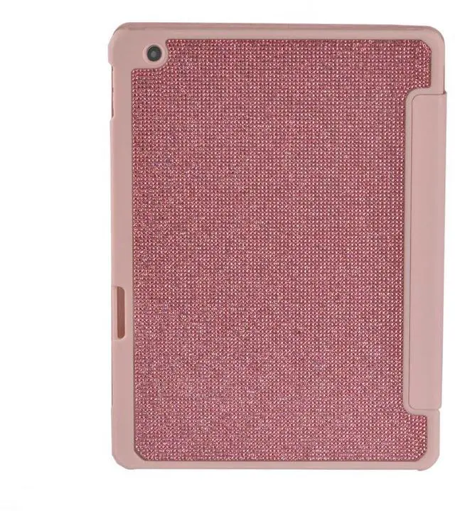 Alt view image 4 of 5 - Bling Case Compatible with iPad Air 10.9 Inch 5th Generation2022/iPad Air 4th Generation 2020 with Pencil Holder Protective Case with Soft TPU Back Auto Sleep Wake Cover (C4 Pink)