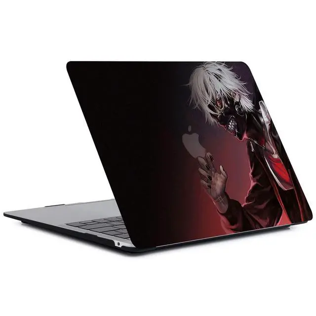 Alt view image 3 of 5 - Bandless Case Compatible with MacBook Pro 13 inch 2020 2019 2018 2017 2016 Models:A2338 M1 A2251 A2289 A2159 A1989 A1706 A1708, Plastic Hard Case Protective Cover & Keyboard Cover - Tokyo Ghoul