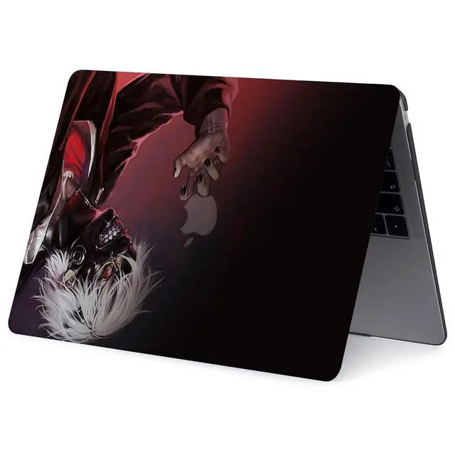 Alt view image 4 of 5 - Bandless Case Compatible with MacBook Pro 13 inch 2020 2019 2018 2017 2016 Models:A2338 M1 A2251 A2289 A2159 A1989 A1706 A1708, Plastic Hard Case Protective Cover & Keyboard Cover - Tokyo Ghoul